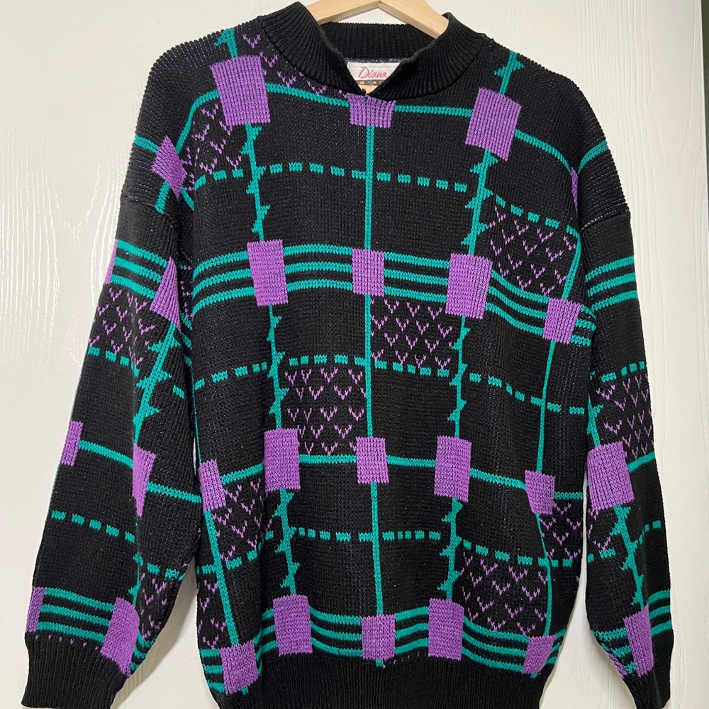Vintage ‘80s Diana Marco Women's Sweater - Size M